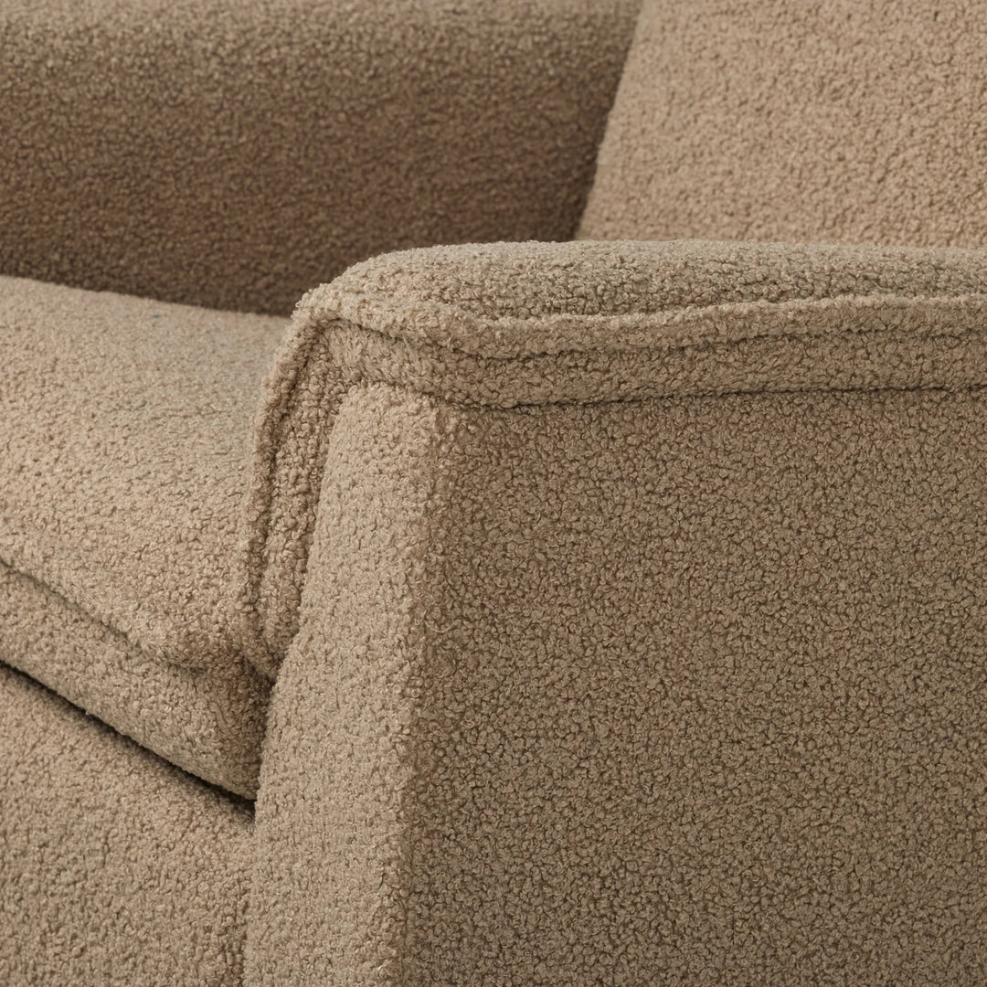 Il Tutto Louie Electric Recliner Glider Nursery Chair in Mocha Teddy