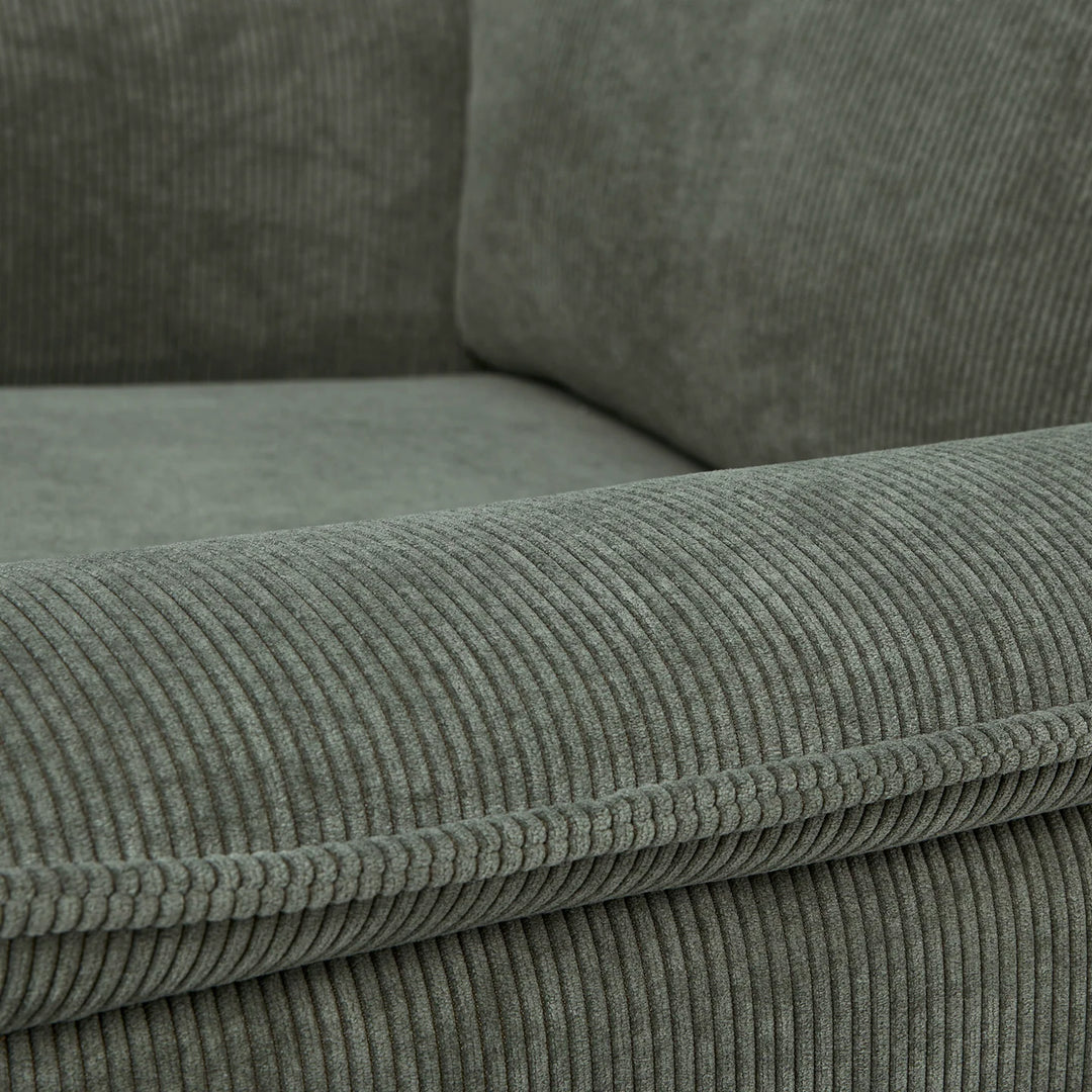 Il Tutto Louie Electric Recliner Glider Nursery Chair in Olive Corduroy