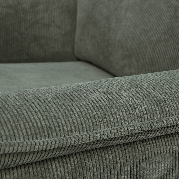 Il Tutto Louie Electric Recliner Glider Nursery Chair in Olive Corduroy