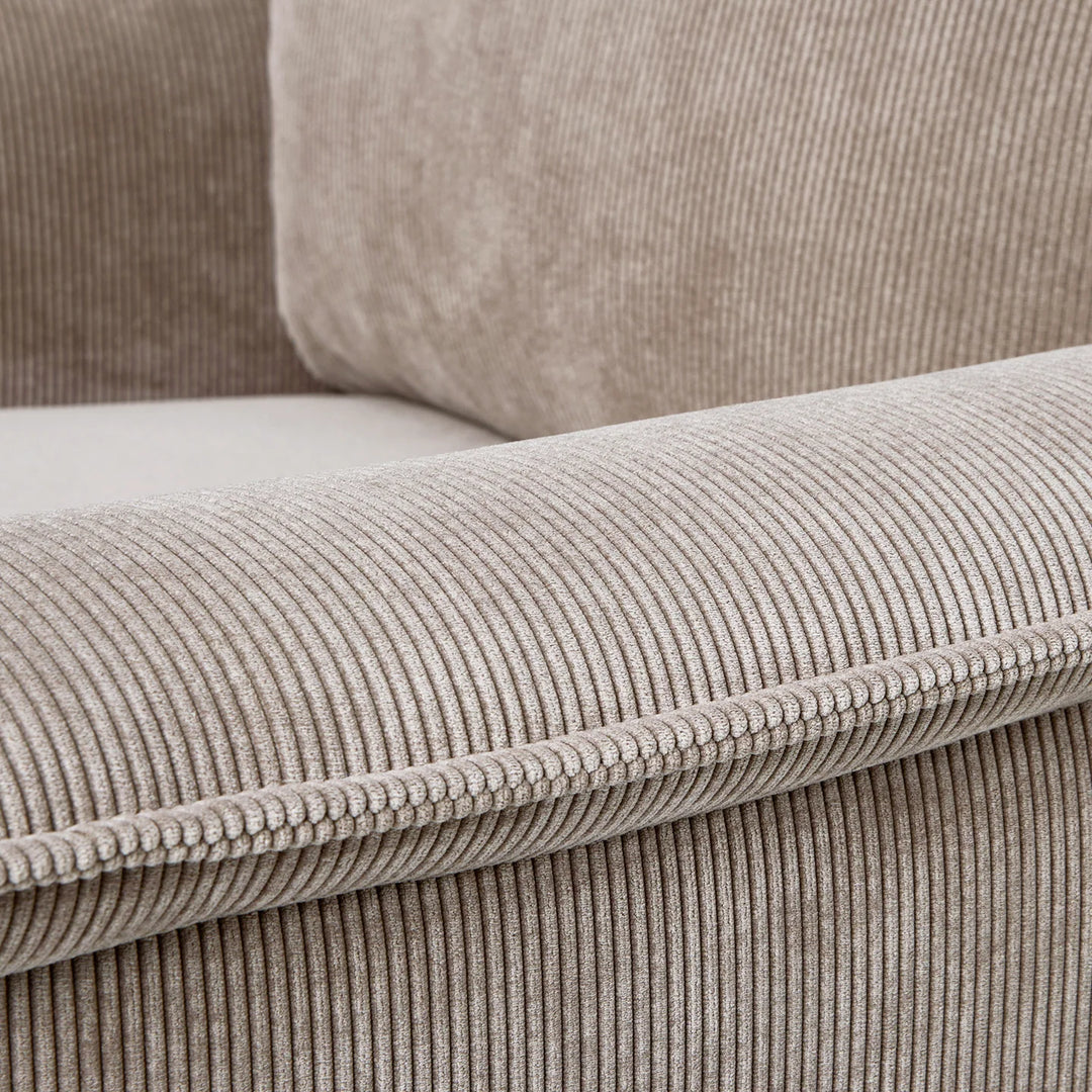 Il Tutto Louie Electric Recliner Glider Nursery Chair in Taupe Corduroy