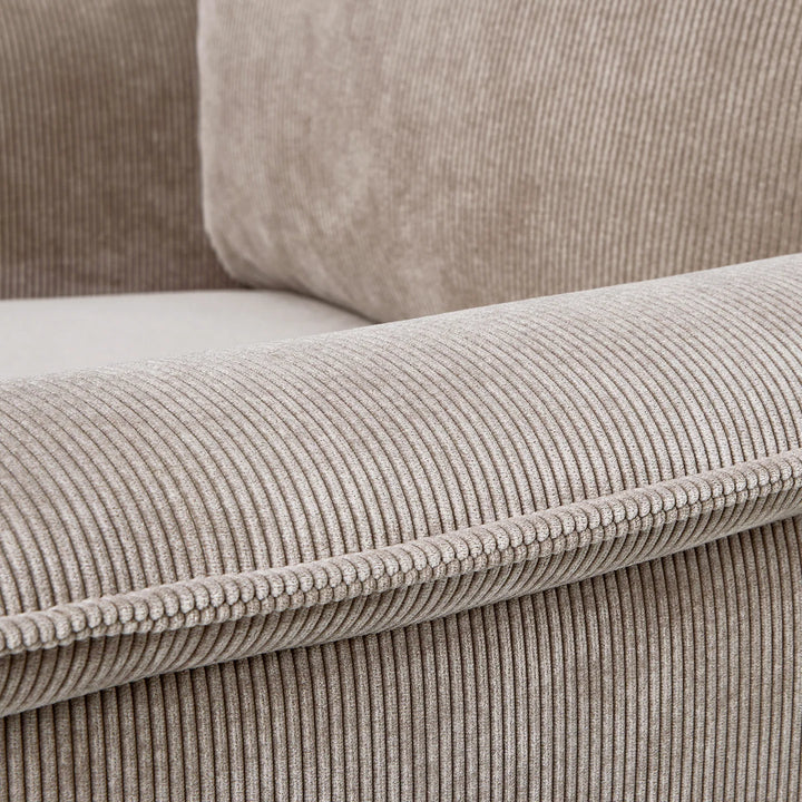 Il Tutto Louie Electric Recliner Glider Nursery Chair in Taupe Corduroy