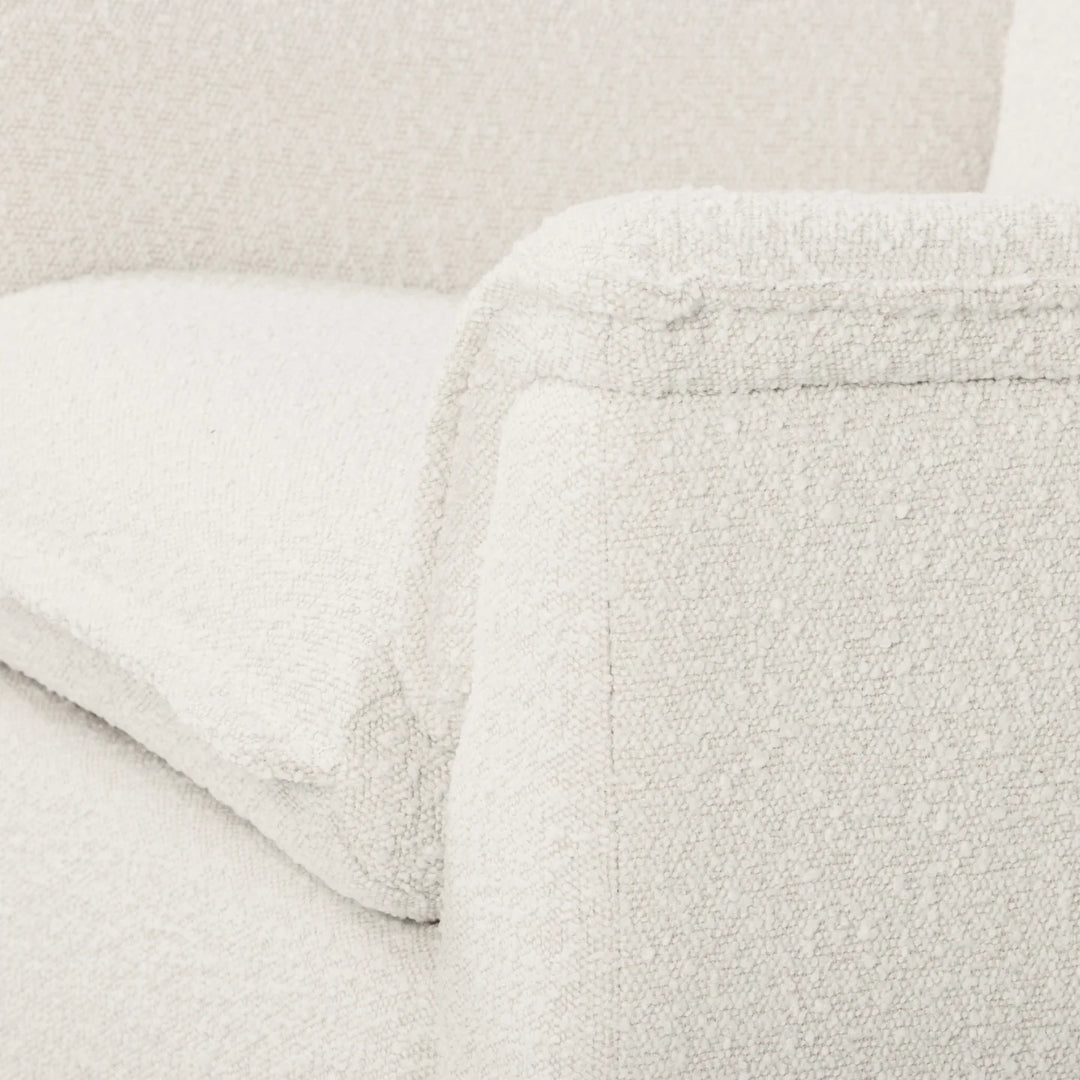 Il Tutto Louie Electric Recliner Glider Nursery Chair in Vanilla Bouclé