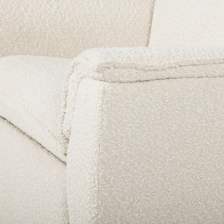 Il Tutto Louie Recliner Glider Nursery Chair in Vanilla Bouclé