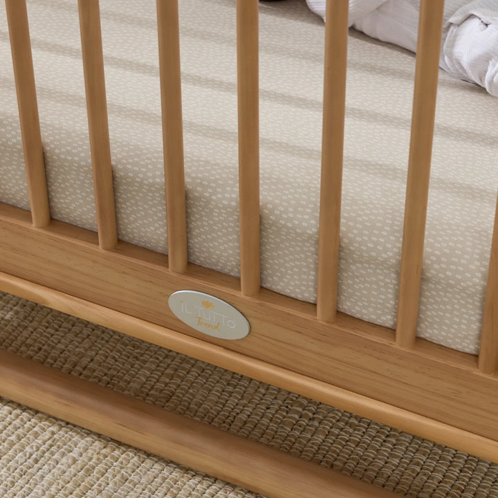 iL Tutto Luca Sustainable Timber Cot in Natural