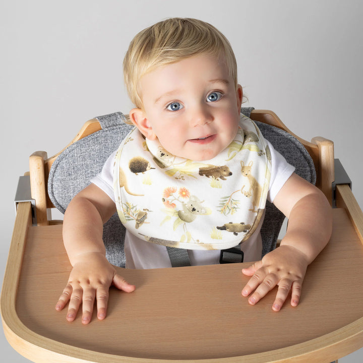Bubba Blue Aussie Animals 2pk Dribble Bibs