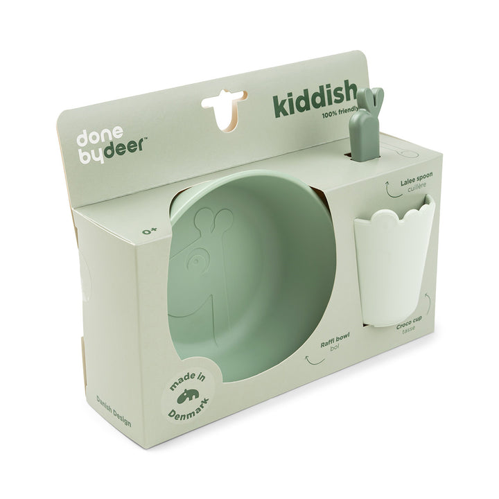 Done by deer Kiddish first meal set Green