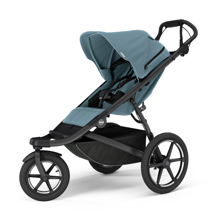 Thule Urban Glide 3 Single Stroller with Bassinet - Mid-Blue