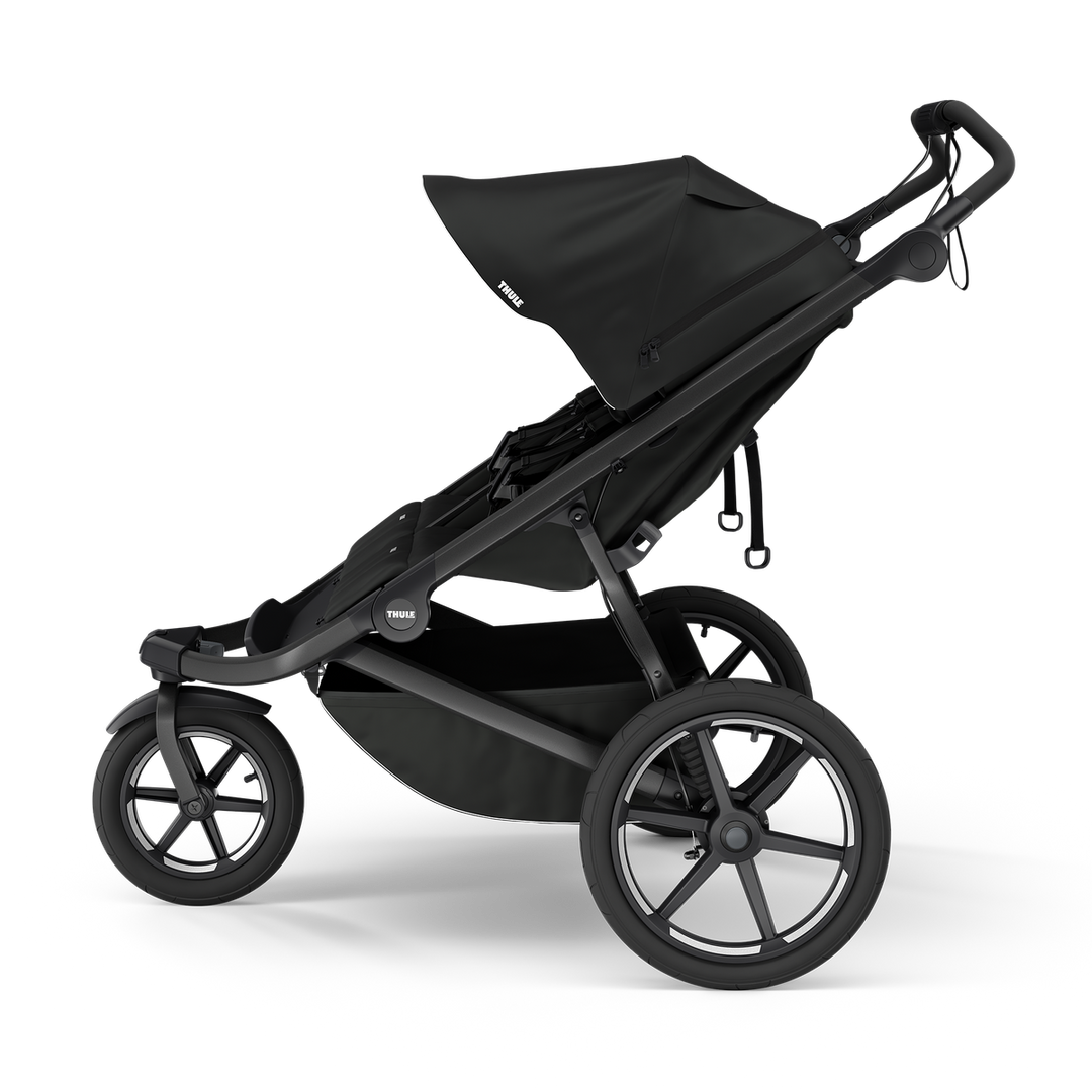 Thule Urban Glide 3 double stroller black magnetic buckle (NEW)