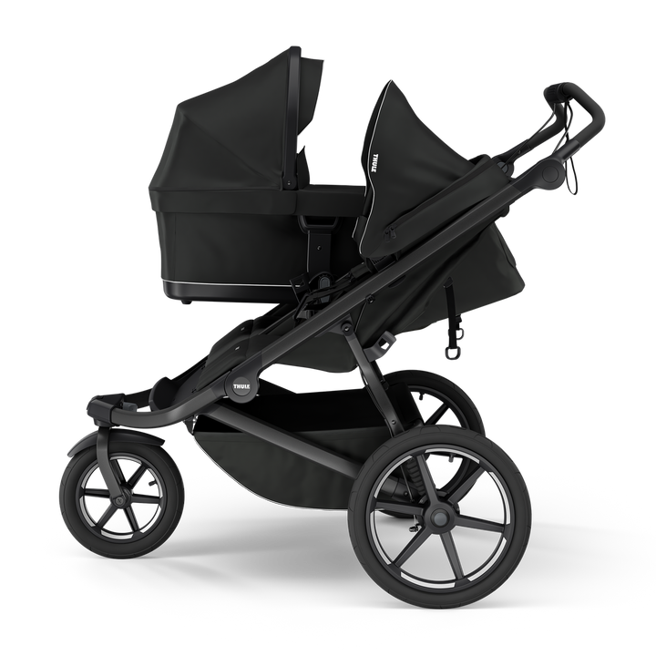 Thule Urban Glide 3 double stroller black magnetic buckle (NEW)