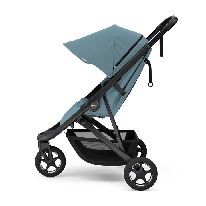 Thule Spring 2 stroller mid blue on black