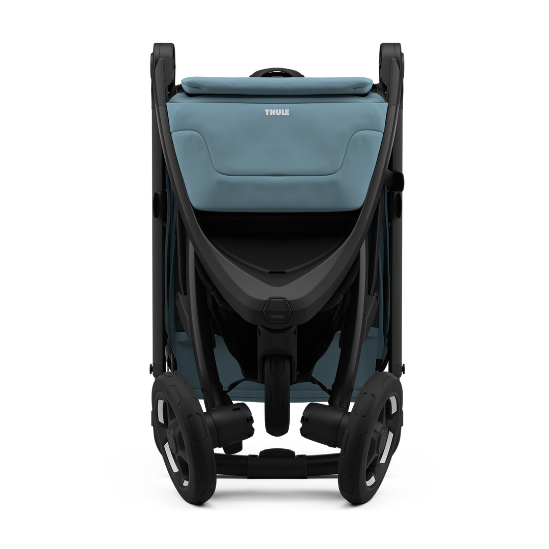 Thule Spring 2 stroller mid blue on black