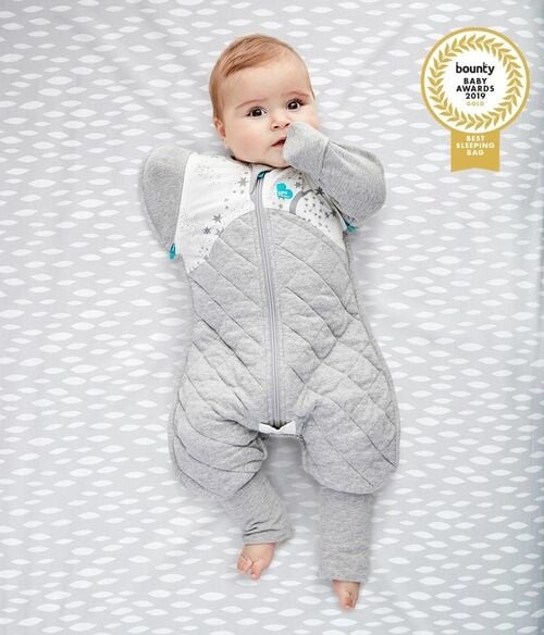 SWADDLE UP Transition Suit WARM 2.5T-White-Moon&Stars