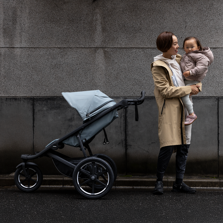 Thule Urban Glide 3 Single Stroller Mid Blue with magnetic buckle (NEW)