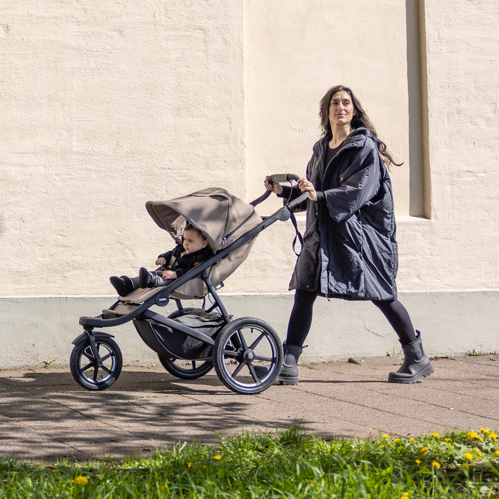 Thule Urban Glide 3 Single Stroller with magnetic buckle - Tinted Taupe  (NEW)