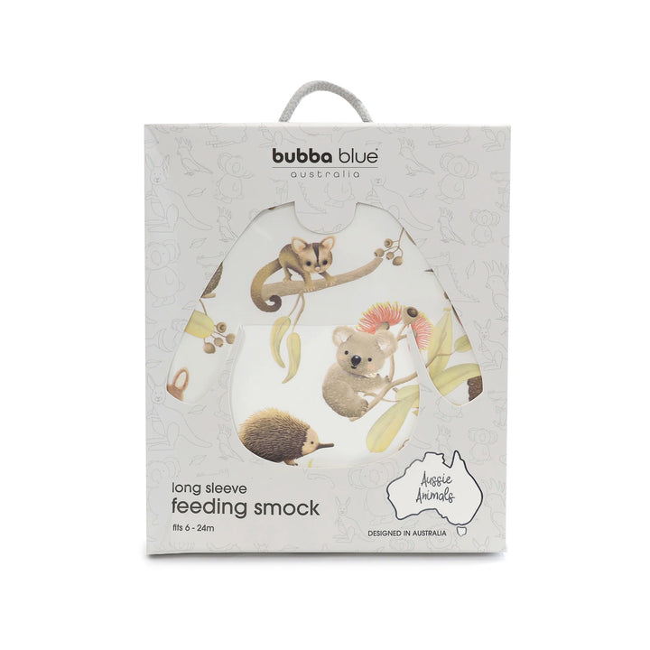 Bubba Blue Aussie Animals Smock Bib