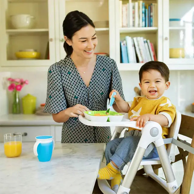 Munchkin Raise Toddler Fork and Spoon Set (Blue)