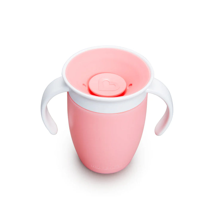 Munchkin 7oz Miracle® 360° Trainer Cup - 1pk (Pink)
