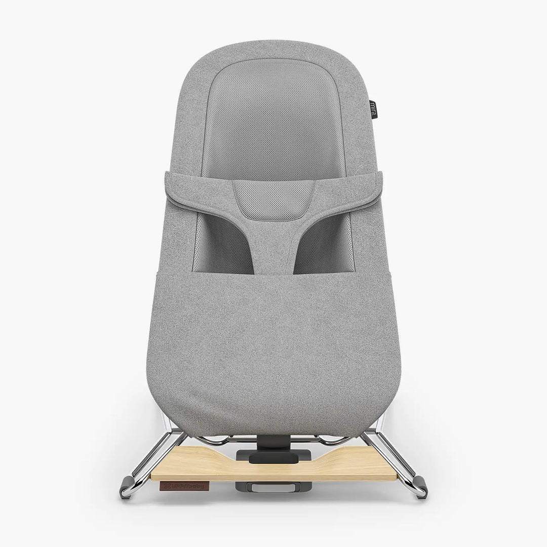 UPPAbaby Mira 2-in-1 Bouncer and Seat Stella [Grey Mélange | Silver Chrome | Maple Wood]