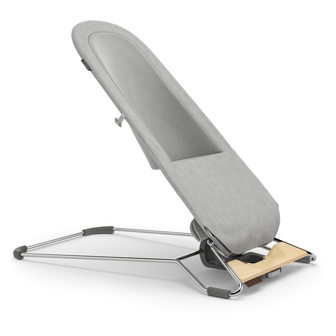UPPAbaby Mira 2-in-1 Bouncer and Seat Stella [Grey Mélange | Silver Chrome | Maple Wood]