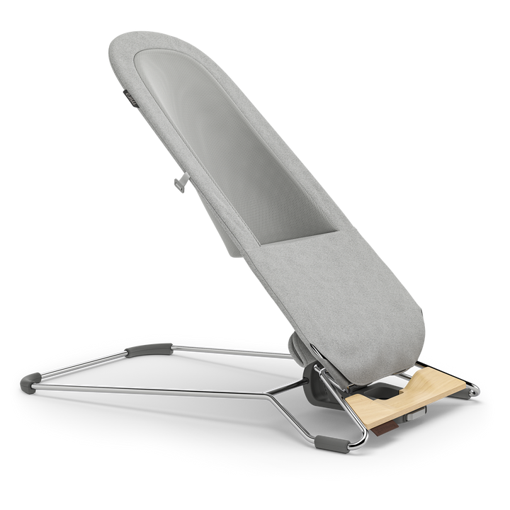 UPPAbaby Mira 2-in-1 Bouncer and Seat Stella [Grey Mélange | Silver Chrome | Maple Wood]
