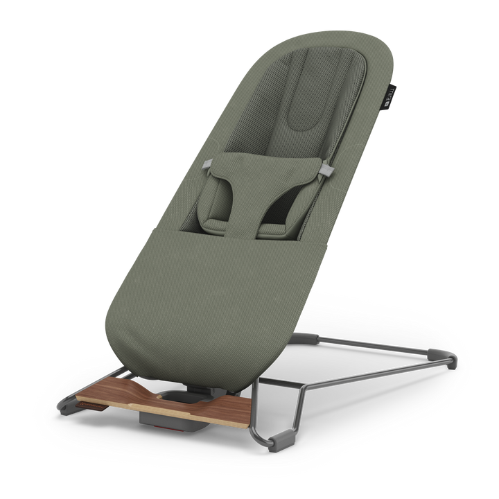 UPPAbaby Mira V2 3-in-1 Bouncer - Maddie (Green Soft Knit / Walnut)