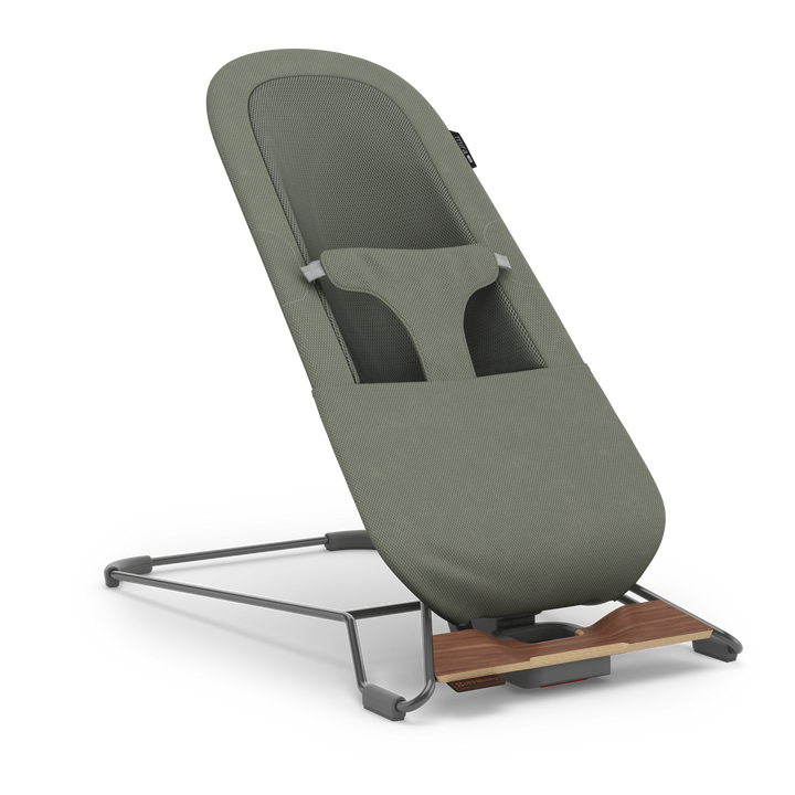 UPPAbaby Mira V2 3-in-1 Bouncer - Maddie (Green Soft Knit / Walnut)