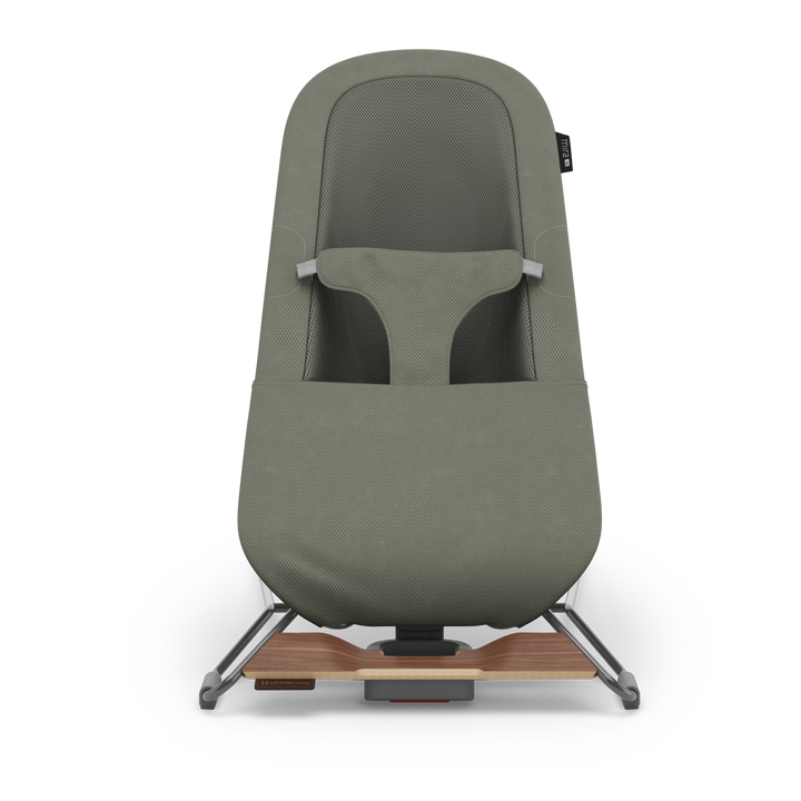 UPPAbaby Mira V2 3-in-1 Bouncer - Maddie (Green Soft Knit / Walnut)