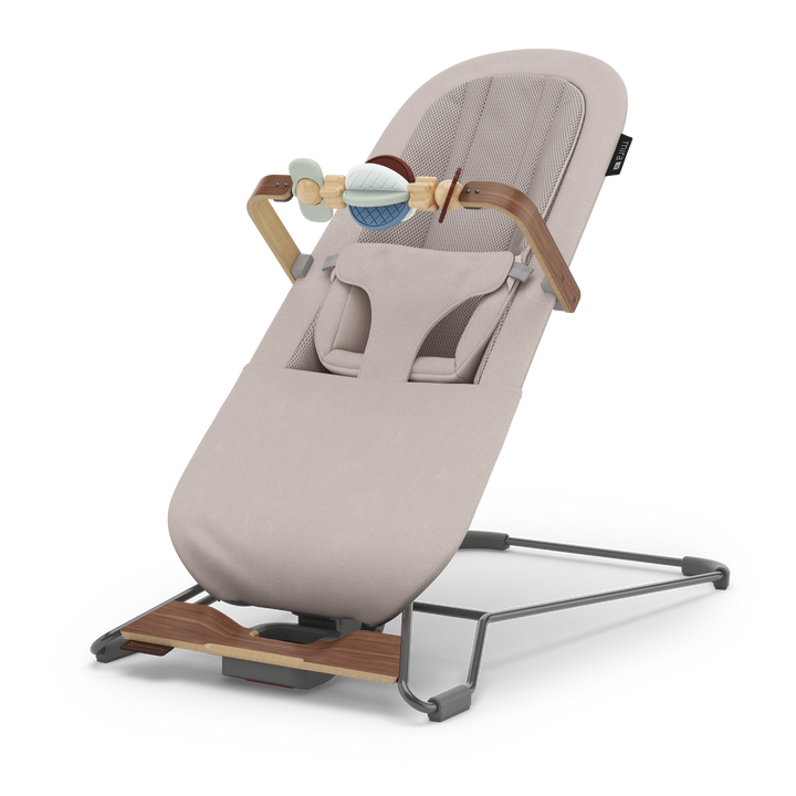 UPPAbaby Mira V2 3-in-1 Bouncer - Townsend (Beige Soft Knit / Walnut)