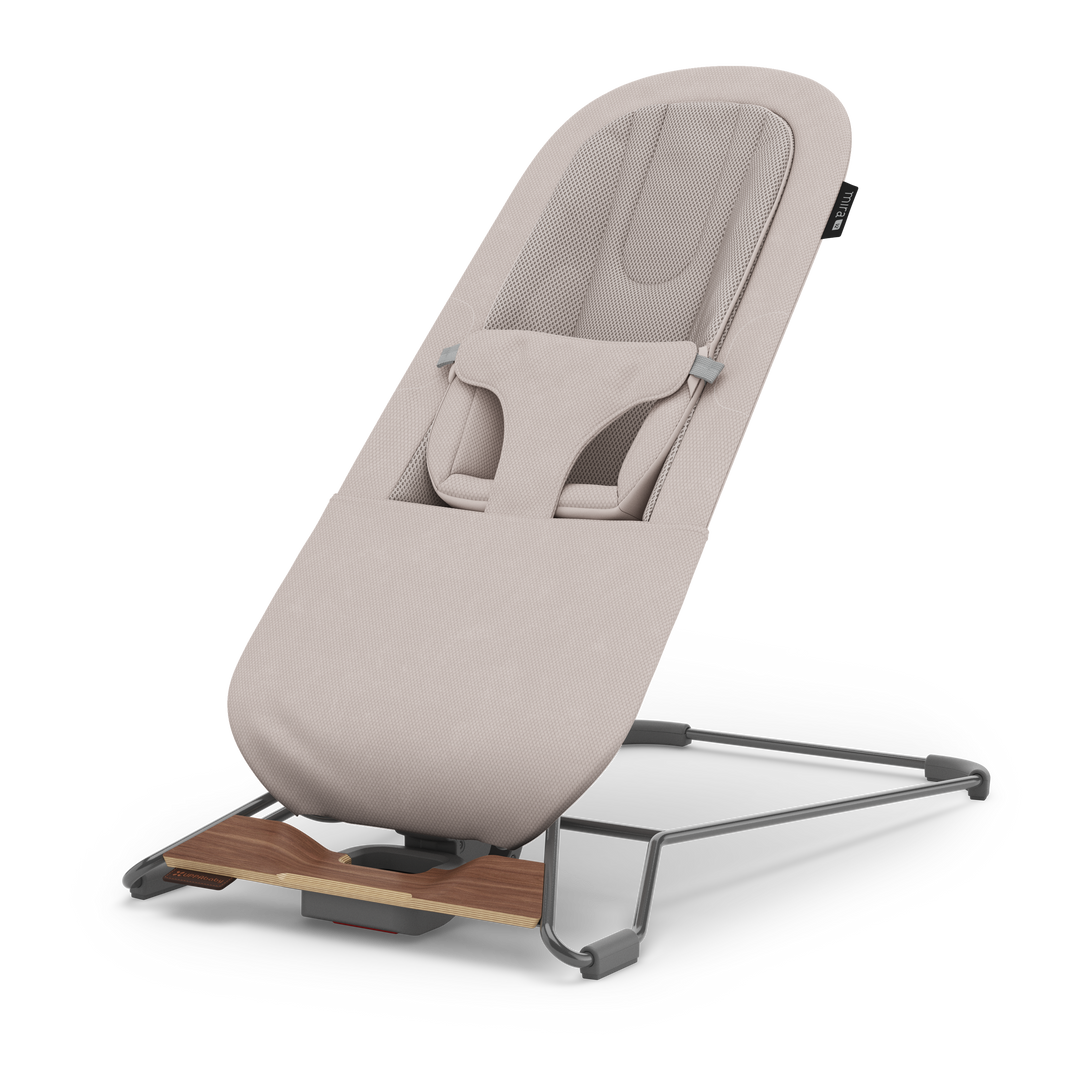 UPPAbaby Mira V2 3-in-1 Bouncer - Townsend (Beige Soft Knit / Walnut)