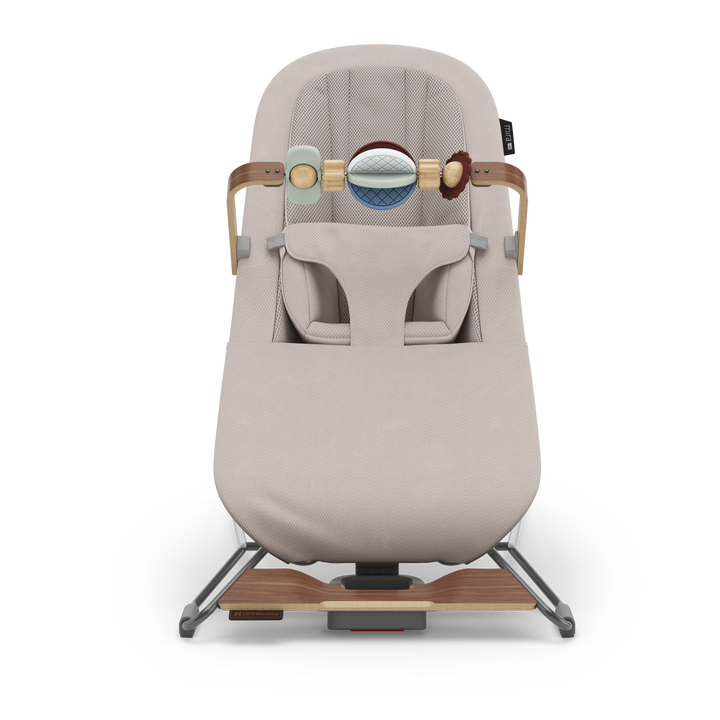 UPPAbaby Mira V2 3-in-1 Bouncer - Townsend (Beige Soft Knit / Walnut)