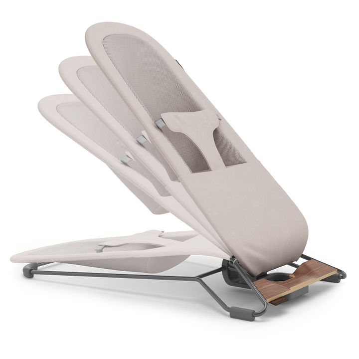UPPAbaby Mira V2 3-in-1 Bouncer - Townsend (Beige Soft Knit / Walnut)