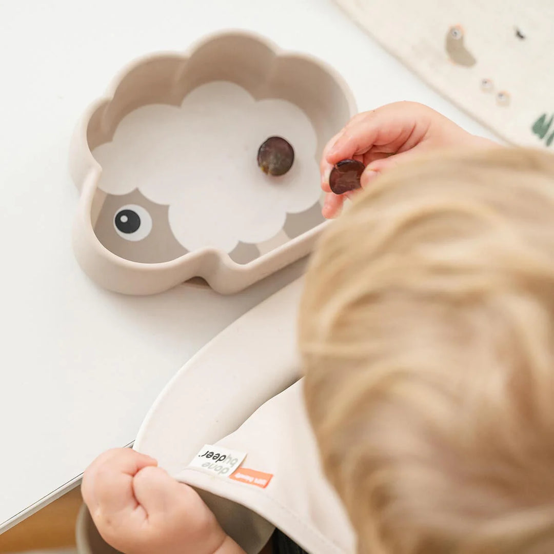 Done by Deer Stick and Stay Bowl Sheepy Sand