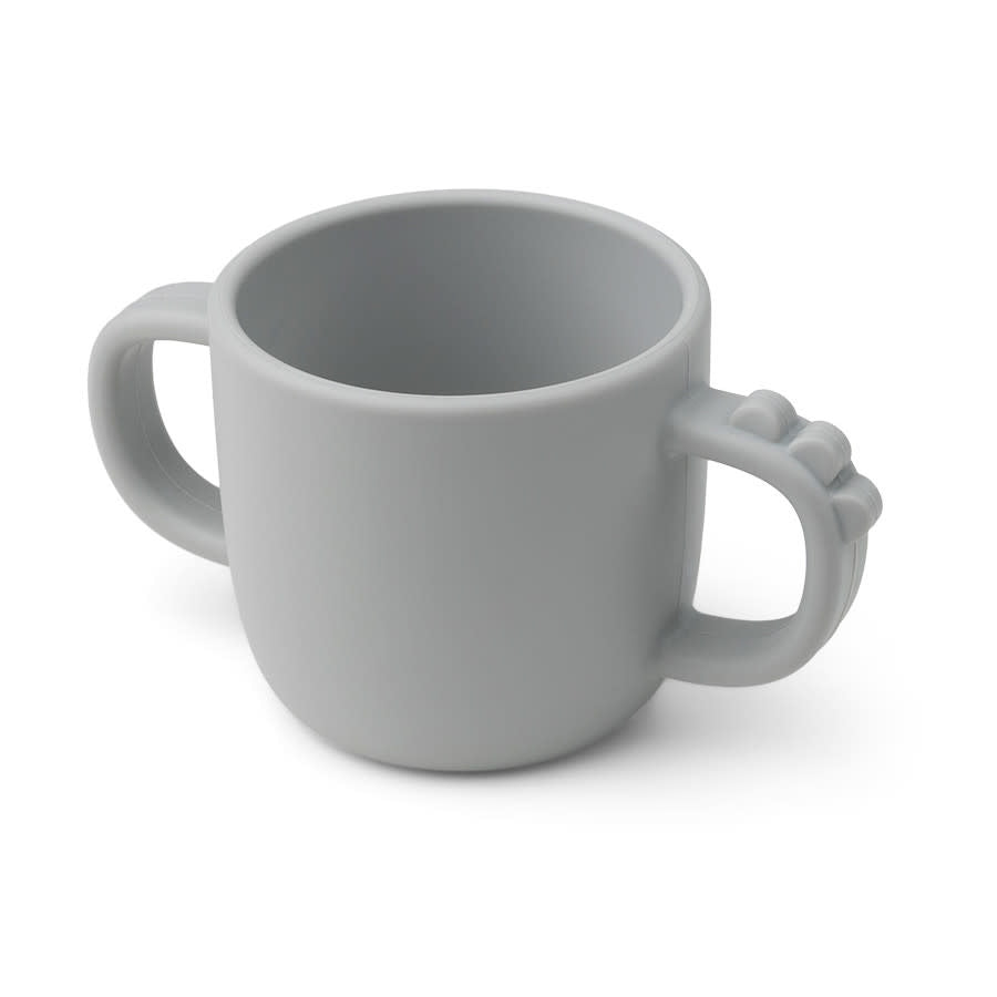 Done by Deer Peekaboo Cup Croco grey - packed in a little square gift box