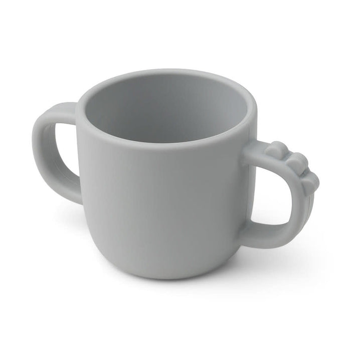 Done by Deer Peekaboo Cup Croco grey - packed in a little square gift box