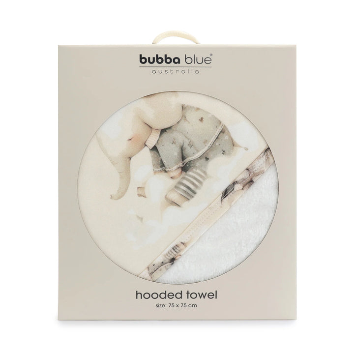 Bubba Blue Elephant Bedtime Hooded Towel