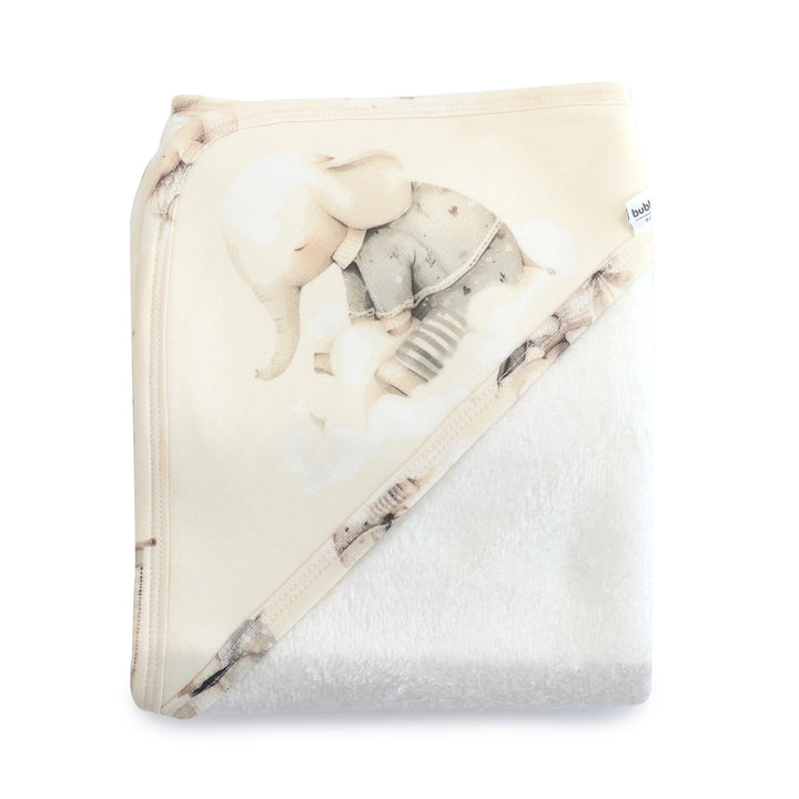 Bubba Blue Elephant Bedtime Hooded Towel