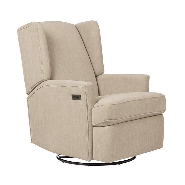 Il Tutto Chelsea Electric Recliner Glider Chair with USB Latté