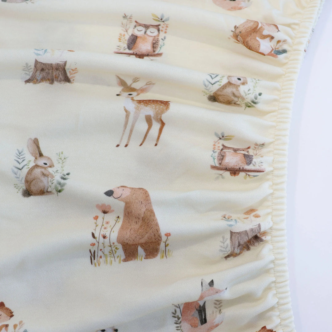 Bubba Blue Enchanted Jersey Cot Fitted Sheet