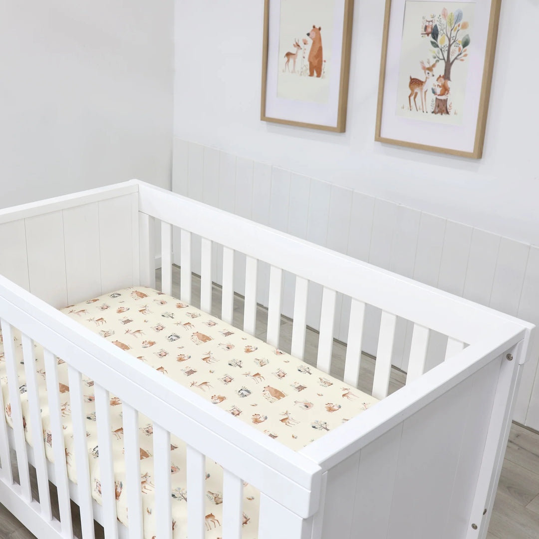Bubba Blue Enchanted Jersey Cot Fitted Sheet