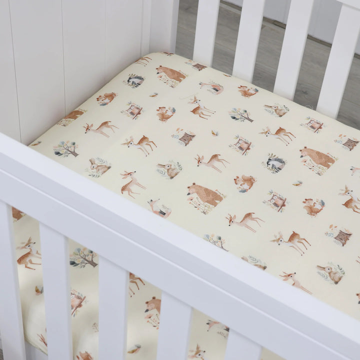 Bubba Blue Enchanted Jersey Cot Fitted Sheet