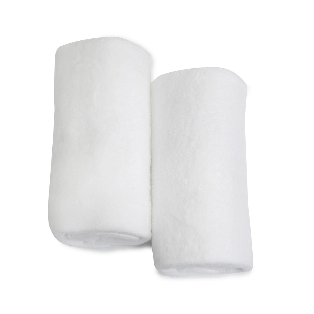 Bubba Blue Terrazzo Baby Bath Towel 2pk White