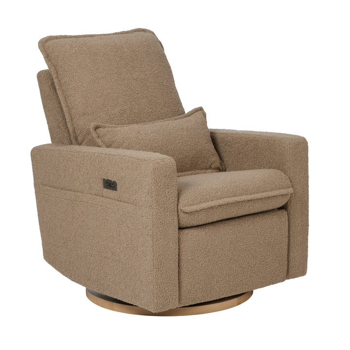 Il Tutto Frankie Electric Recliner/Glider Chair - Mocha Teddy