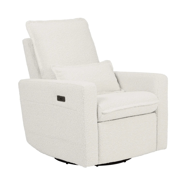 Il Tutto Frankie Electric Recliner Glider Nursery Chair in Vanilla Bouclé