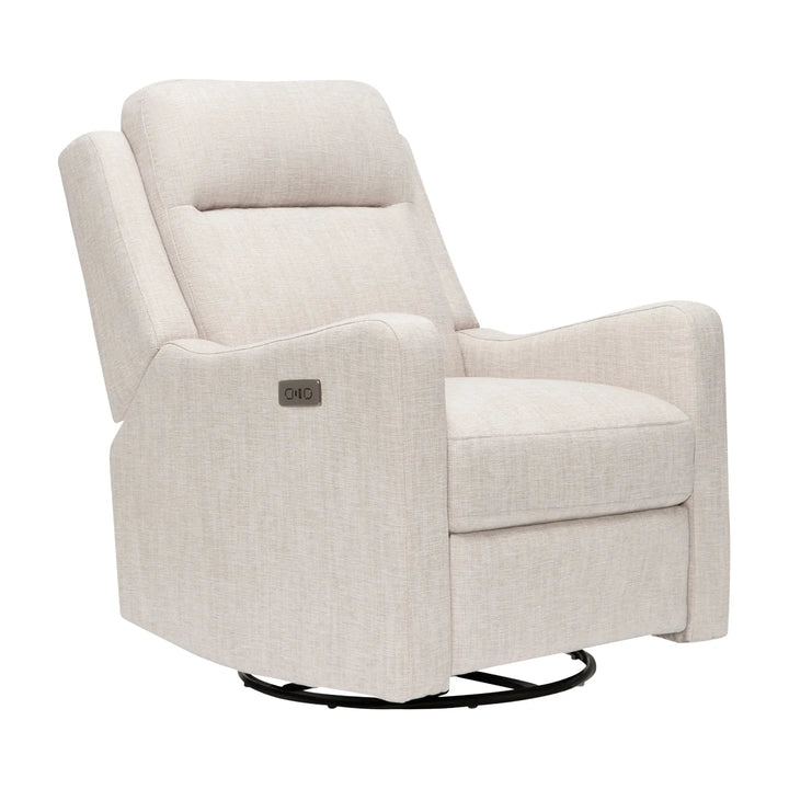 Il Tutto Henry Electric Recliner Glider Chair with USB - Egg Shell