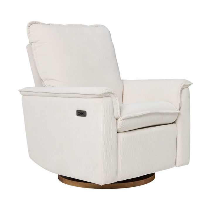 Il Tutto Louie Electric Recliner Glider Nursery Chair in Coconut Corduroy