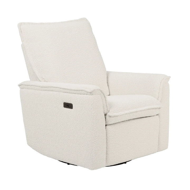 Il Tutto Louie Electric Recliner Glider Nursery Chair in Vanilla Bouclé