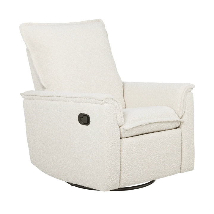 Il Tutto Louie Recliner Glider Nursery Chair in Vanilla Bouclé