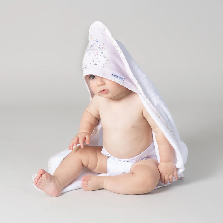 Bubba Blue Sleeping Bunny Hooded Towel