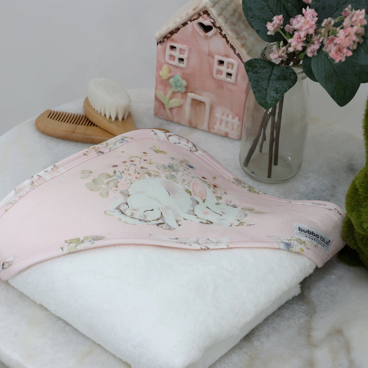 Bubba Blue Sleeping Bunny Hooded Towel