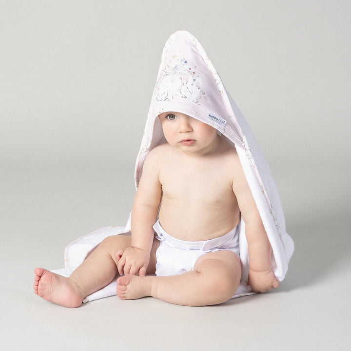 Bubba Blue Sleeping Bunny Hooded Towel